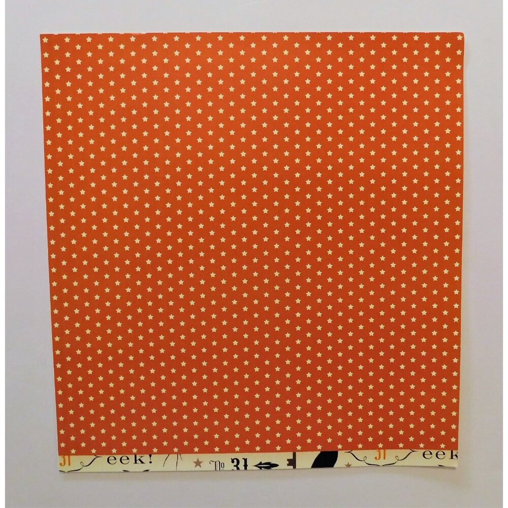 Halloween Journal Scrapbook Cardstock Pack 12x12 Spider Web Potions Bats 12 Pgs - Picture 2 of 13